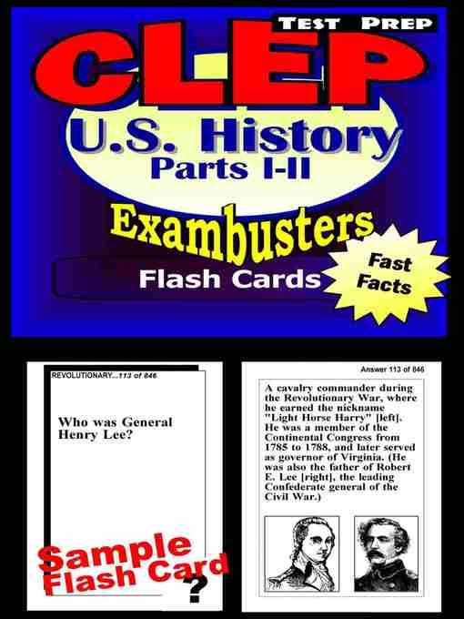 Cover image for CLEP United States Hisory I & II Test Prep Review - Exambusters Flashcards